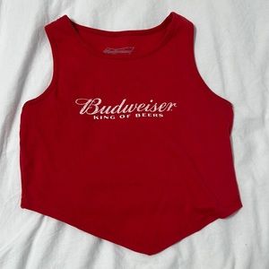 Budweiser crop top